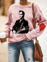 Women's Silhouette Print Souvenir Sweatshirt