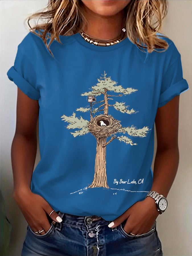 Women's Jackie And Shadow Printed T-shirt