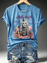 Women's Vintage Country Music Tribute Parton Tour T-Shirt