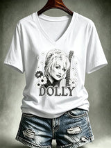Women's Casual Print Short-Sleeve T-Shirt