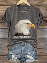 Women's Fly Free Jackie Print T-shirt
