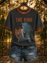 Women's The King of Rock 'N' Roll Print T-shirt