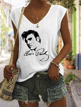 Women's V-Neck Sleeveless T-Shirt