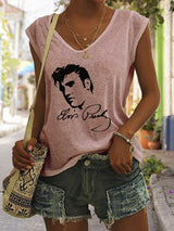 Women's V-Neck Sleeveless T-Shirt