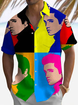 Vacation Music Short Sleeve Pocket Shirt