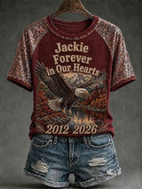 Deepest Condolences To Jackie, May You Rest In Peace. Printed T-Shirt