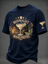 Men's Midnight Margaritas Print Casual T-shirt