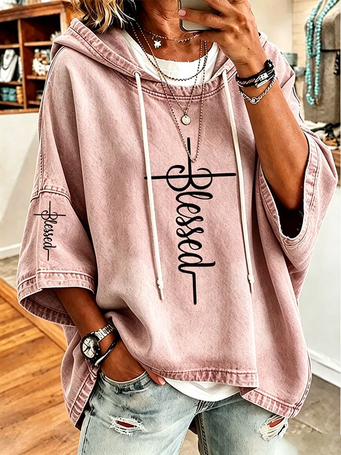 Women's  Faith Over Fear Printing  Top