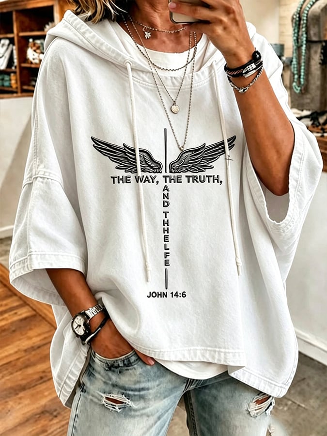 Women's  Faith Over Fear Printing  Top