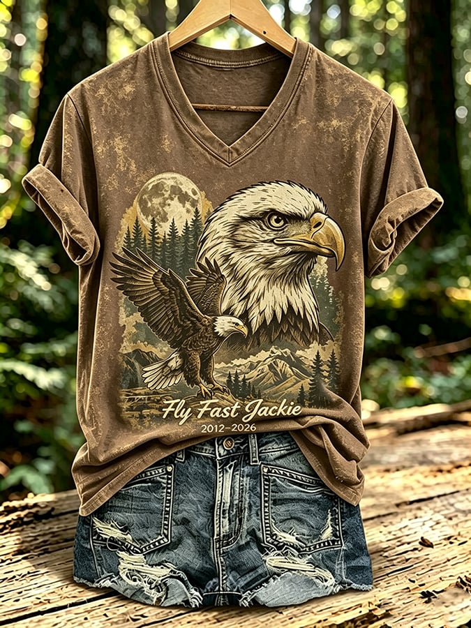 Women's Jackie And Shadow Printed T-shirt