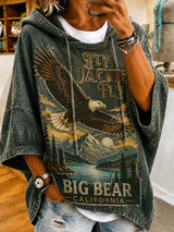 Women'S Casual Bald Eagle "Jackie" Print Top