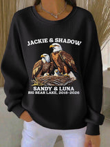 Women's Casual Print Long Sleeve Knit Top