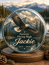 “Forever Flying High”Unisex Retro Jackie Pin-Back Button