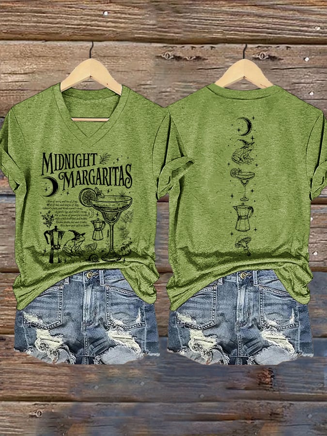Women's Midnight Margaritas Print T-shirt