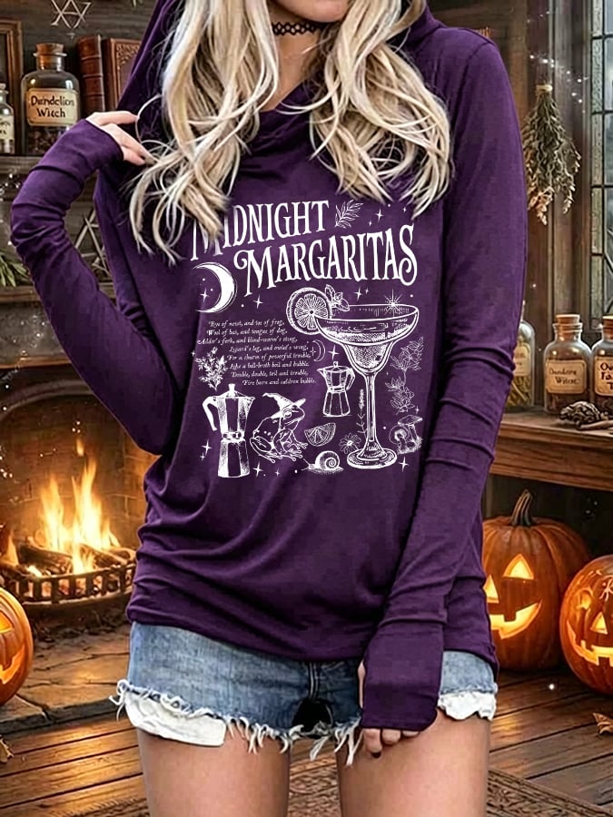 Women's Midnight Margaritas Printed Top