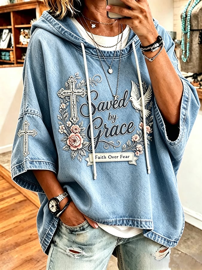 Women's  Faith  Printing  Top