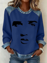 Women's King Of Rock Roll Printed Sweatshirt
