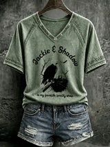 Women's Jackie & Shadow Print Top