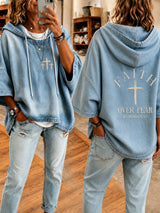 Women's  "Faith" Print Casual Top