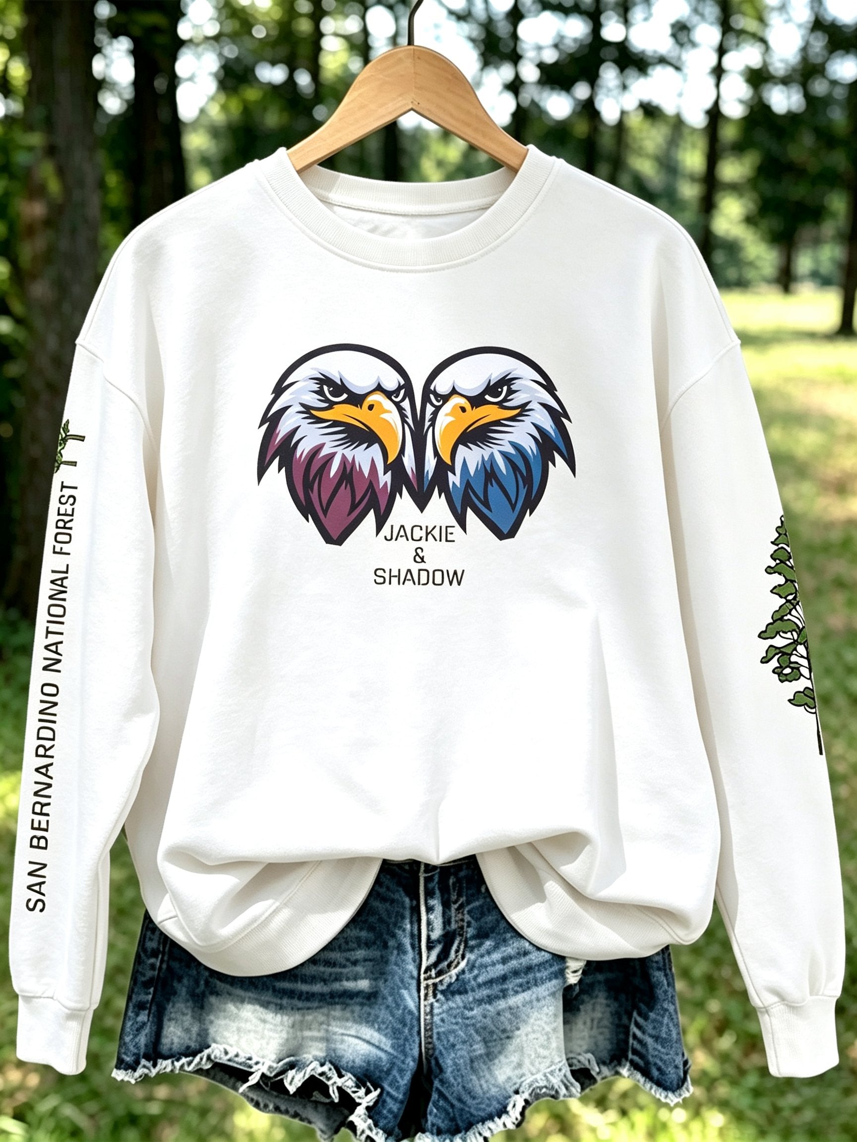Women's "MESS WITH JACKIE AT YOUR OWN RISK" Crew Neck Sweatshirt