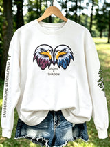 Women's "MESS WITH JACKIE AT YOUR OWN RISK" Crew Neck Sweatshirt