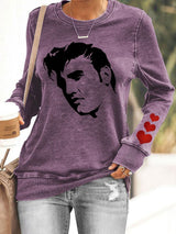 Women's Silhouette Print Souvenir Sweatshirt