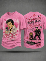 Women's Vintage 1950s Rockabilly King Printed T-shirt