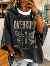 Women'S Casual "Faith" Print Top
