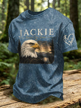 Men's Retro Jackie Forever Our Queen Print T-Shirt