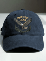 Retro Soar Free, Jackie Print Baseball Cap