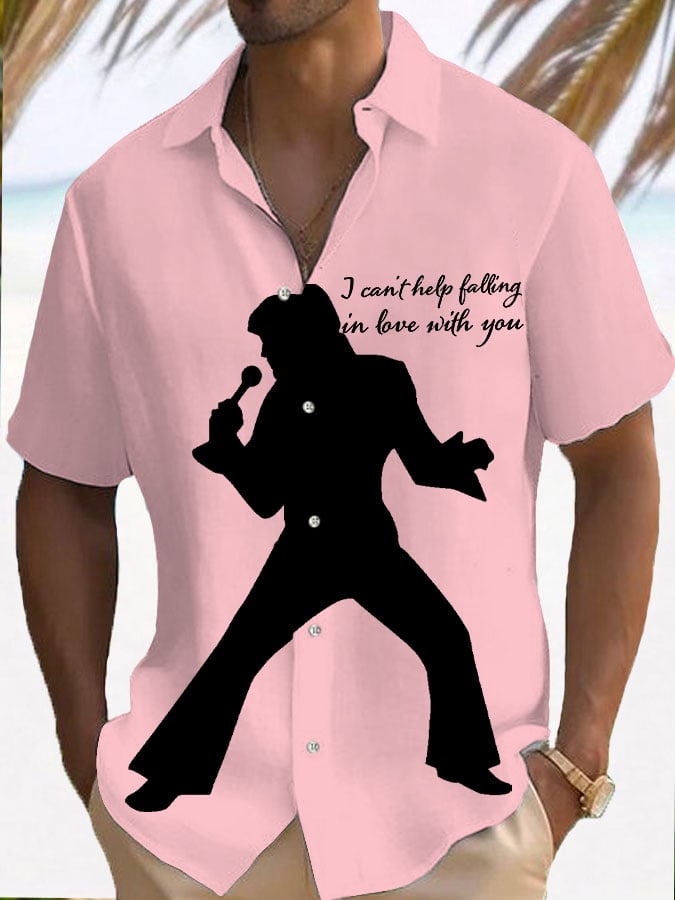 Mens Music Superstar Resort Shirt