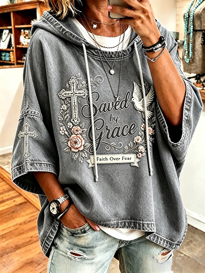 Women's  Faith  Printing  Top