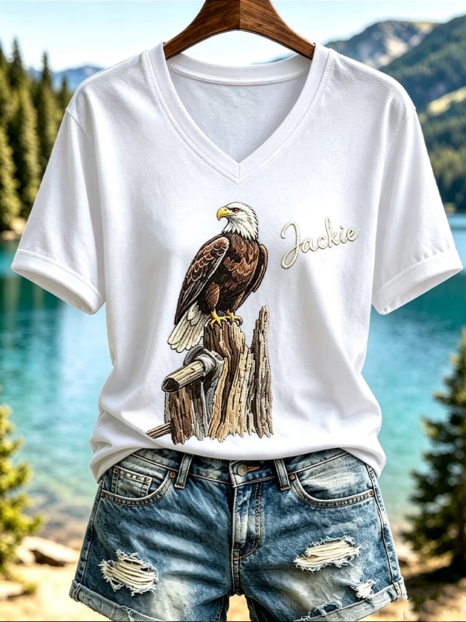 Women's Jackie And Shadow Printed T-shirt