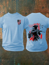Men's 250th Anniversary Distressed American Flag 2-sided Shirt