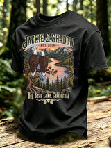 Men's Jackie & Shadow Print Short-Sleeve T-Shirt