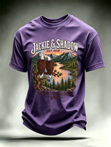 Men's JACKIE & SHADOW Print Crew-Neck T-Shirt