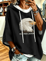 Women's Fly Free Jackie Print Hooded Sweatshirt