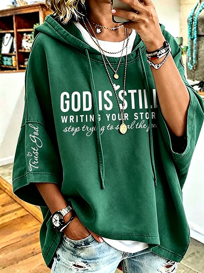 Women's  Faith  God Is Still Writing Your Story, Stop Trying To Skip The Pages Printing  Top
