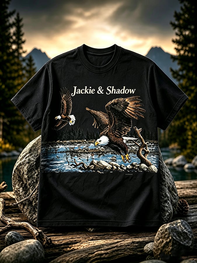 Men's  Jackie and Shadow Print Short-Sleeve T-Shirt