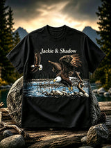 Men's  Jackie and Shadow Print Short-Sleeve T-Shirt
