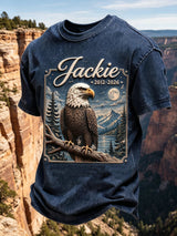 Men's "Fly Free Jackie" Print Short-Sleeve T-Shirt