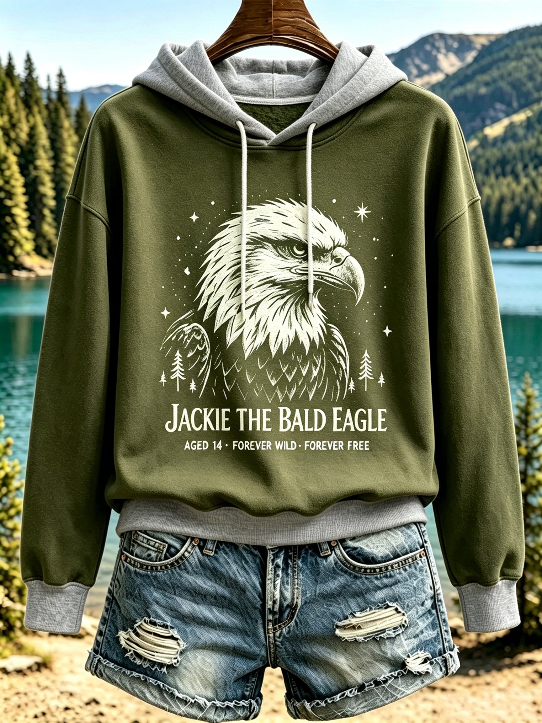 Women's Animal Print Casual Hoodie