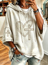 Women's  Faith Over Fear Printing  Top