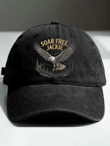 Retro Soar Free, Jackie Print Baseball Cap