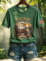Retro Jackie Forever Our Queen 2012-2026 Forever In Our Hearts Print T-Shirt