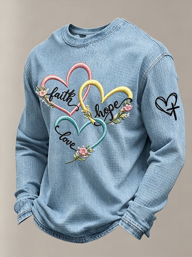 Men's Faith Printing  T-Shirts
