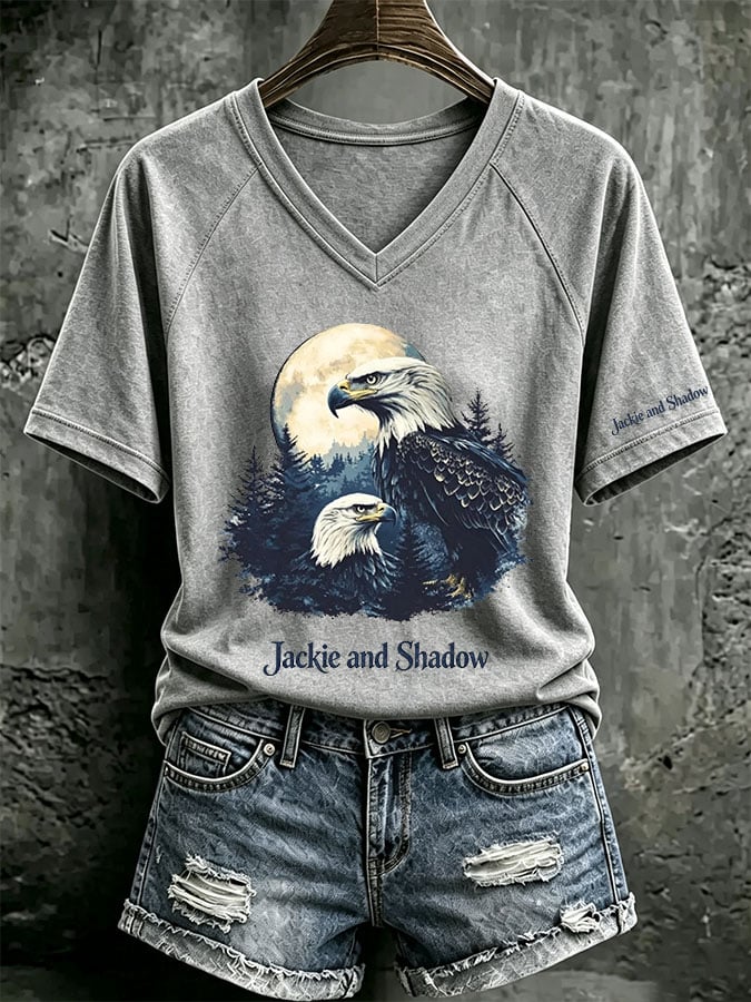 Women's Casual Printed Short-Sleeve T-Shirt