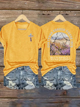 Women's  God Turns Broken Pieces Into Masterpieces Christian Tops Comfort Colors T-Shirt
