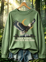 Women's Jackie & Shadow Print Crew-Neck Sweatshirt