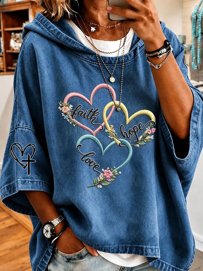 Women's  Faith  Printing  Top
